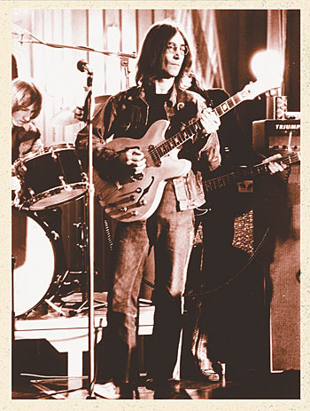 The Beatles Great Britain England Rock Music John Lennon Flag Guitar Pin 