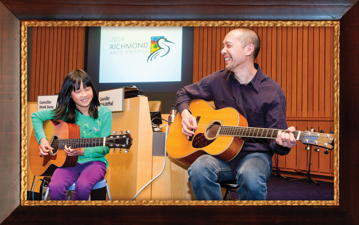 Roland Nipp sent this shot of him and his 11-year-old daughter, Emma, playing guitar. “I began teaching her when she was six, and since January, we’ve been performing around Vancouver,” he said. “Most people who see Emma carry in and set up our equipment think she’s just ‘helping Dad carry stuff.’ But, when they watch her play – and see that she does many of the difficult parts – they’re usually awe-stricken. I’m really proud of her. In this day of iPhones, Instagram, and instant gratification, she has learned to practice and develop a talent that takes time and dedication.”