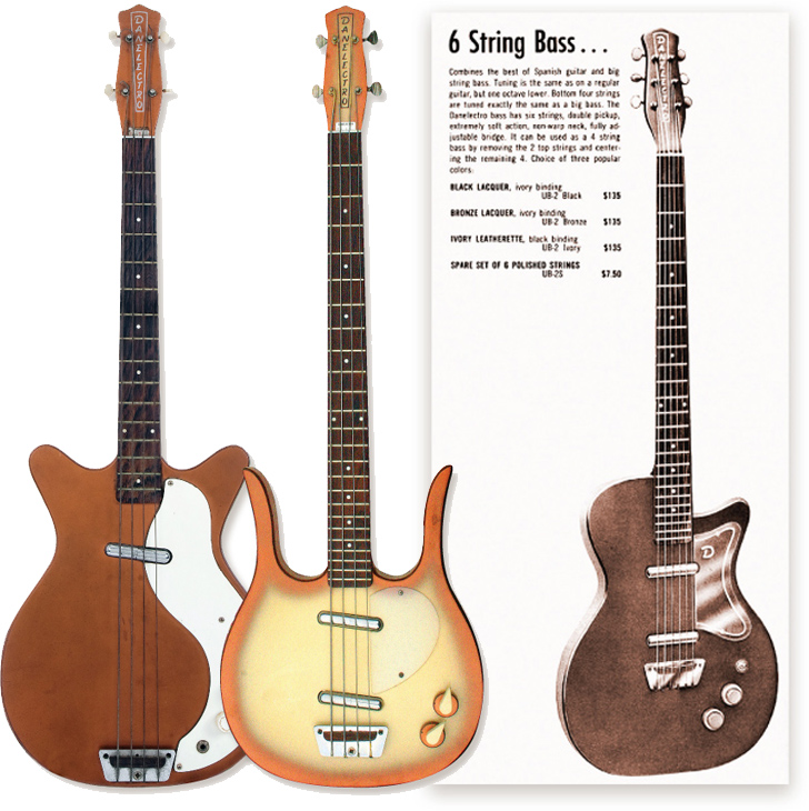 Danelectro’s Four-String Basses | Vintage Guitar® magazine