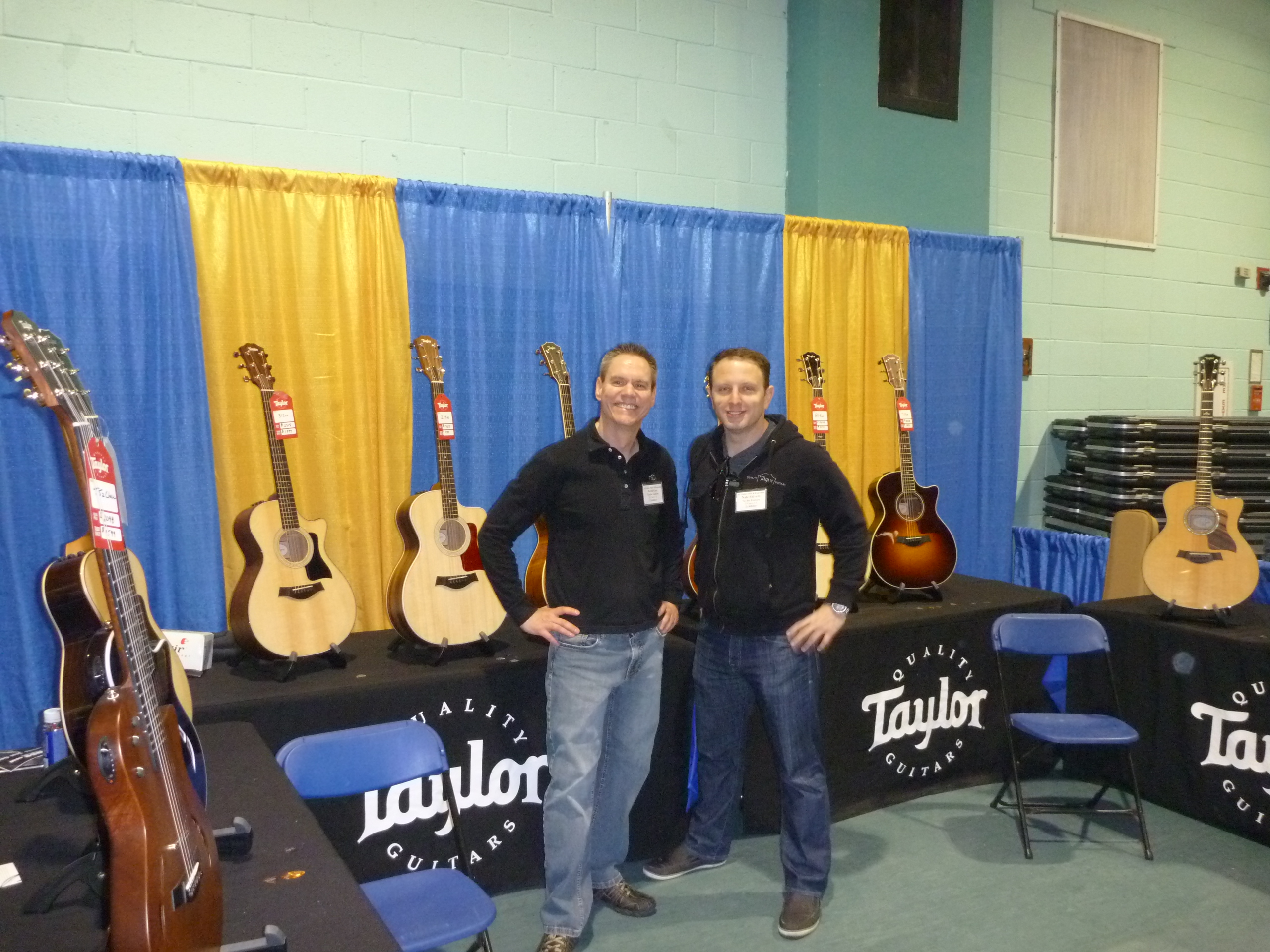 David Kaye and the fine folks & display of Taylor Guitars, our 2015 sponsor.