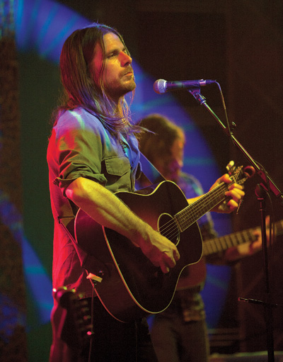 “With the Trance Audio Amulet pickup, this changed the game for me in a concert setting,” Wilson said of the Gibson Jackson Browne Signature model. “The guitar is tremendous; all sustainable woods, 12-fret extra-thick Jumbo, modeled after the Roy Smeck Gibsons of the ’30s. I’d never been a believer in a new acoustic guitar until this one.”