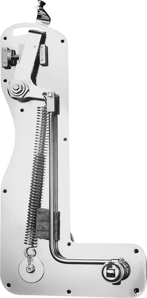 Fender’s B bender mechanism.