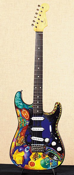 Guitar Painted by Mike Rios Guitar Painted by Mike Rios