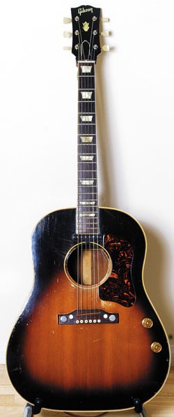 '55 Gibson J-160E with '55 Gibson J-160E with