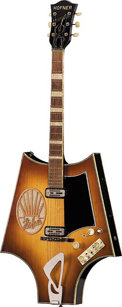The Höfner Fledermaus belonging to Christian Benker The Höfner Fledermaus belonging to Christian Benker