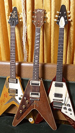 The '59 Gibson Flying V made famous by Albert King. The '59 Gibson Flying V made famous by Albert King.
