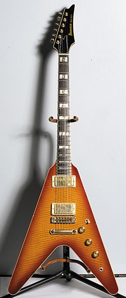 Early-'80s Ibanez Rocket Roll II in Cherry Sunburst Early-'80s Ibanez Rocket Roll II in Cherry Sunburst