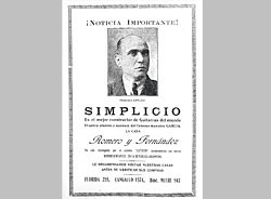 Advertisement from the catalog of Romero y Fernández of Buenos Aires.