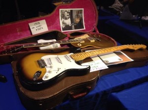 '58 goldtop and '54 Strat at Nashville Vintage Guitars.