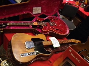 '61 Gibson ES-335 TDC and '53 Fender Esquire at Willie's American Guitars.