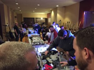 8 tables with thousands of parts frrom Mike at Gman Music