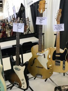 A couple cool Kay basses and a Tele