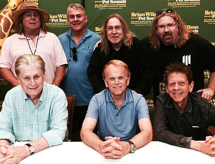 My brothers and I got our photo taken with a Brian Wilson, Al Jardine and Blondie Chaplin this Summer during Brian Wilson's 'Pet Sound Tour.' Would this be good to use?
