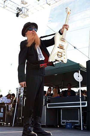 Gibbons onstage in 2012.