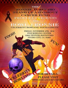 Bowl For Ronnie James Dio Foundation Benefit 2016
