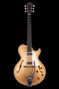 Inspired by the classic sounds pioneered by players such as Chet Atkins and Eddie Cochran, the new Statesman LC, from Collings Guitars features a maple laminate body with a unique parallel trestle brace design.