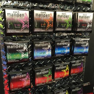 Fun #fact: When you order a dozen sets of strings from Curt Mangan, you receive a custom label personalized with your name printed on it. What a perk!#NAMM2015 #vintageguitar #NAMM15 #guitars — inAnaheim, California.