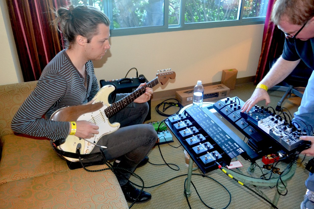 Owen Barry demonstrating EBS effects for TrueTone Music.