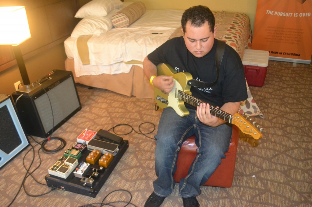 Jonathan Meleika, Oddfellow Effects, runs a board through its paces.