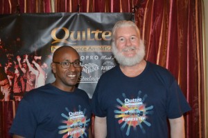 L-R Jairo Skeen and Pat Quilter of Quilter Performance Amplification.