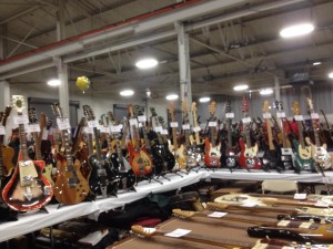 Display at Southside Guitars.