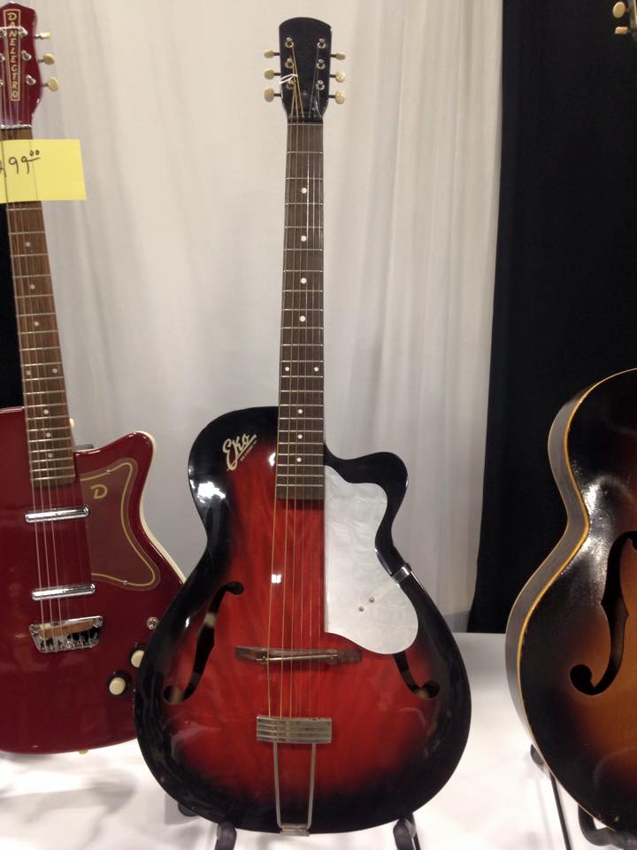 More from the Dallas Guitar Show - a clean '70s EKO arch top acoustic.