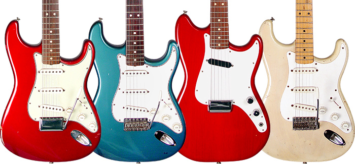 Fender Stratocaster Color Chart