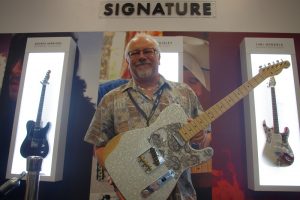 Tim Shaw pickup guru and chief engineer at Fender, is particularly pleased with the Brad Paisley Signature Tele, which features aimed at pros who play out often.