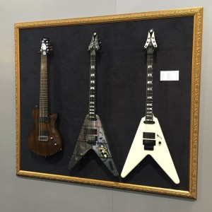 The Wolf Hoffman Signature #guitar from #Framus: Like art. #VintageGuitar #NAMM15 #NAMM2015 #guitarlove — in Anaheim, California.