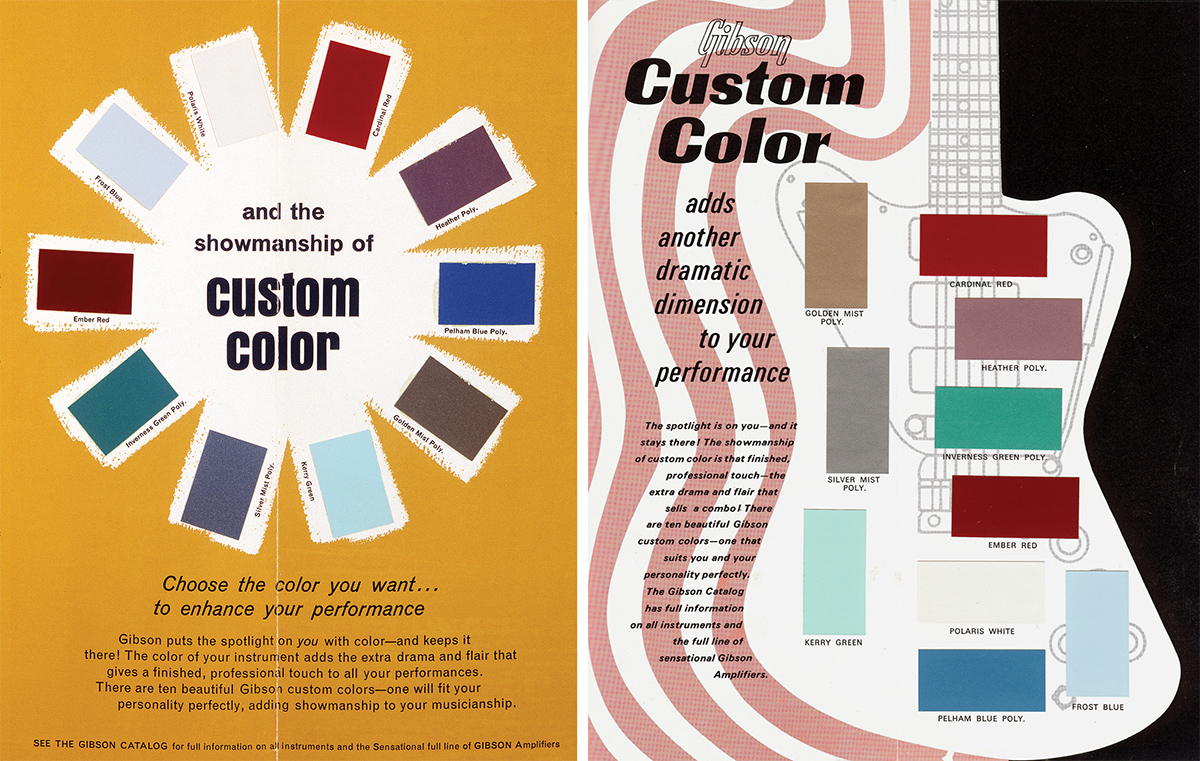 Gibson Guitar Color Chart