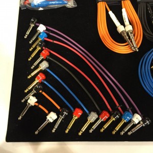 Orange is the new black as far as cables from George L's go. The new color is now available and on display at #NAMM2015! #NAMMshow #NAMM #NAMM15#vintageguitar #guitargear — in Anaheim, California.