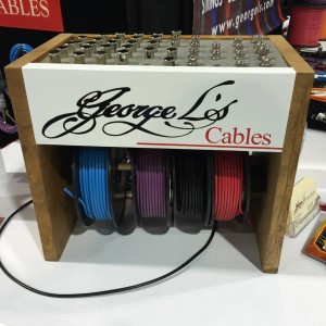#NAMMshow lore may suggest that red cables from George L's Cables give you the best sound, but we at#VintageGuitar know for a fact that all of company's products are created equal. What's your color of choice? #NAMM2015 #guitargear #NAMM #NAMM15#guitars — in Anaheim, California.