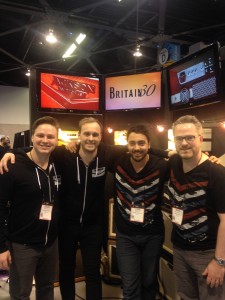 The Jackson Ampworks crew l-r: Brian Omilion, Michael Vesser, Juan Kyle and, Nrad Jackson.