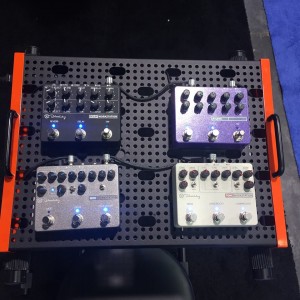 Keeley Engineering came to #NAMM2016 ready to do work! Their new Workstation Series features Tone, Mod, Super Mod, and Delay pedals.