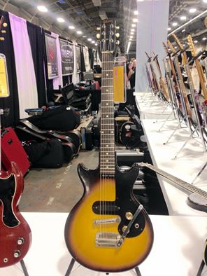 In the final moments of the Dallas show - here's a '61 Melody Maker.