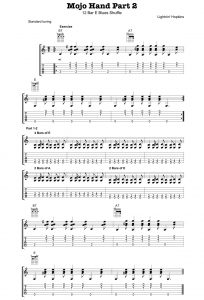 Tom Feldmann’s Beginner Fingerpicking - Lesson 7 Tablature