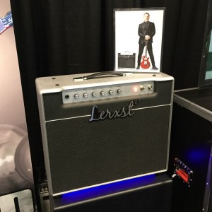 Now you can take home your own piece of RUSH, thanks to Mojotone; the Lerxst by Alex Lifeson is now available! #vintageguitar #NAMM2015 #NAMMshow #Lerxst #Mojotone — in Anaheim, California.