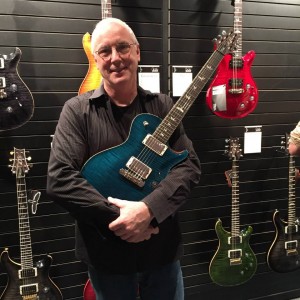 The man himself, Paul Reed Smith, was kind enough to take a break from celebrating his 30th Anniversary to hang with #vintageguitar in the PRS Guitarsbooth at #NAMM2015. #guitarlove #NAMMshow #guitars #PRSguitars — in Anaheim, California.