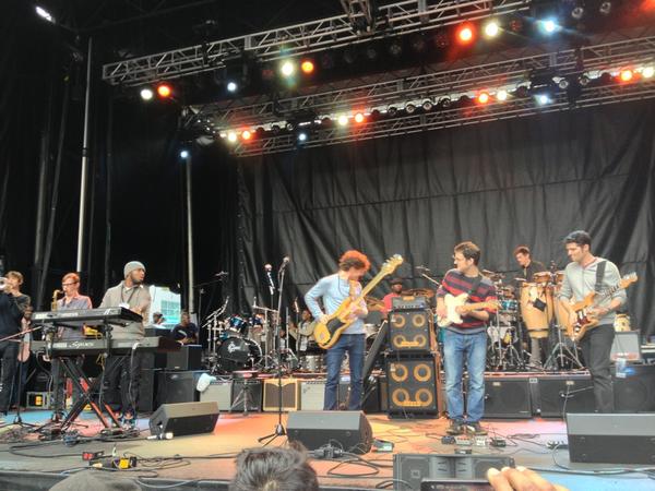 Real Snarky Puppy killing the main stage.