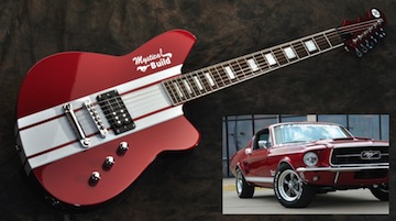 Reverend Guitar Set for Cancer Society raffle.