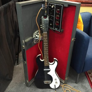This collector's item could be yours! Sign up for a free Reverb.com account online and be entered to win this 1967 #Silvertone 1448! #namm2015 #VintageGuitar #reverbdotcom #guitar #SilvertoneGuitars #NAMMshow #NAMM15 #reverbgiveaways — in Anaheim, California.