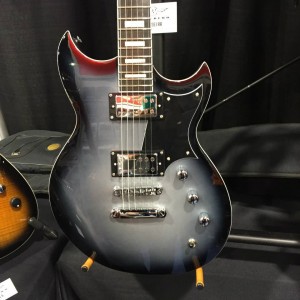 Do you think anyone at Reverend Guitars would mind if we played it like we stole it? #vintageguitar #NAMM2015 #NAMMshow #NAMM15 #ReverendGuitars #guitarlove — in Anaheim, California.