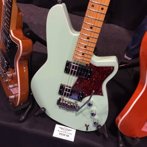 We think it was mint to be! The new Descent baritone #guitar from Reverend Guitars. Check it out in their #NAMM2015 booth today! #vintageguitar #NAMM15 #guitars #guitarlove #Reverend #reverendguitars — in Anaheim, California. 
