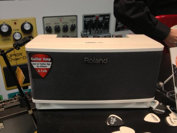 Roland Cube Amplifier.