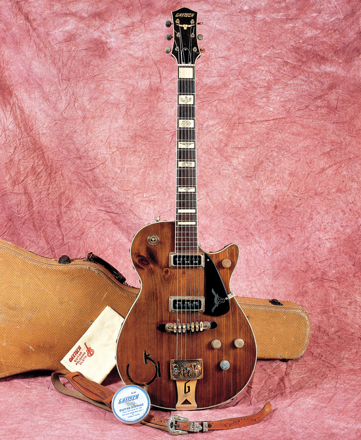An early-’55 6130; note the non-engraved position marker at first fret.