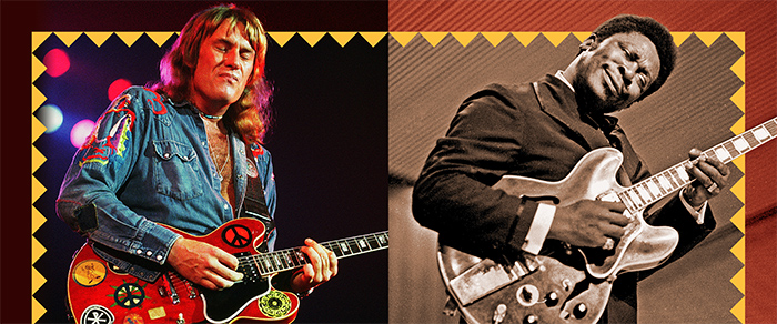 Alvin Lee (LEFT): Jim Summaria. B.B. King: Heinrich Klaffs.