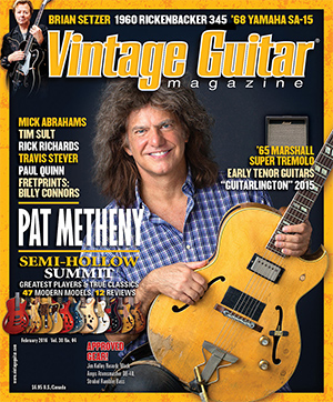 Vintage Guitar Feb 2016 Issue