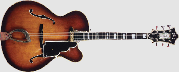 A Guild Johnny Smith model. Smith never played one, but the company used the design on its Artist Award.