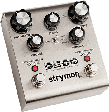 Strymon’s Deco Tape Saturation and Doubletracker