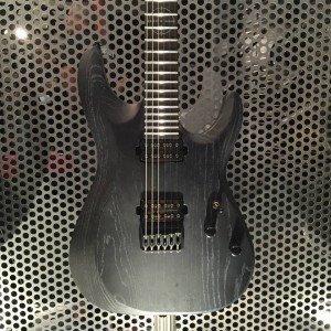 New for 2015, it's the Black Op C-1 from Schecter Guitars in Satin Black with Grey Wood Grain. Stop by their #NAMM2015 and check it out! #NAMM2015 #guitar #vintageguitar #guitarlove #NAMMshow #NAMM15 — in Anaheim, California.